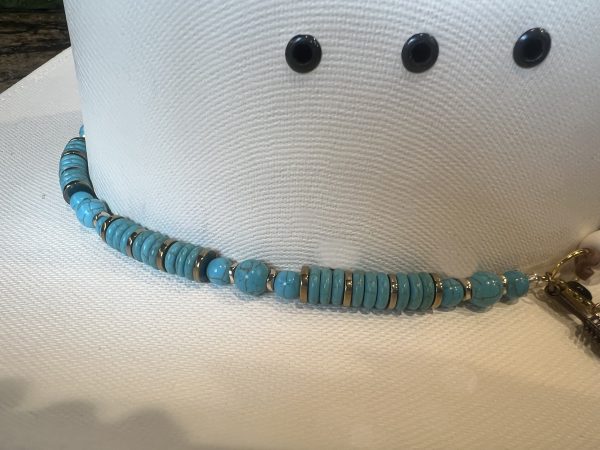 Blue Turquoise with Gold Accents along with Boho Charms! - Image 6